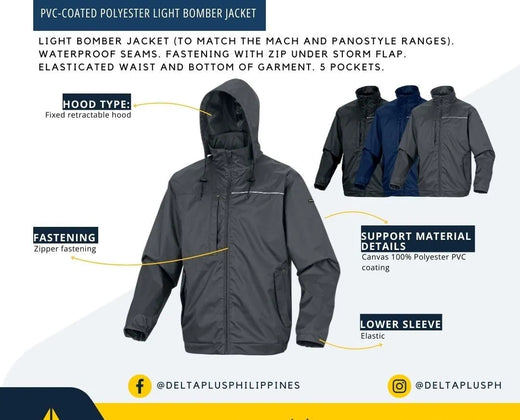 🚨Product of the Day🚨 LITE - PVC-coated polyester light bomber jacket