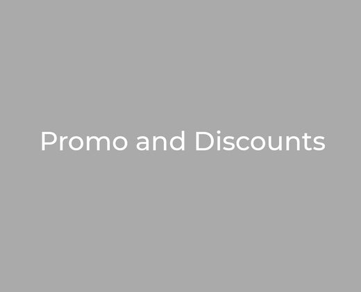 Promos and Discounts 2